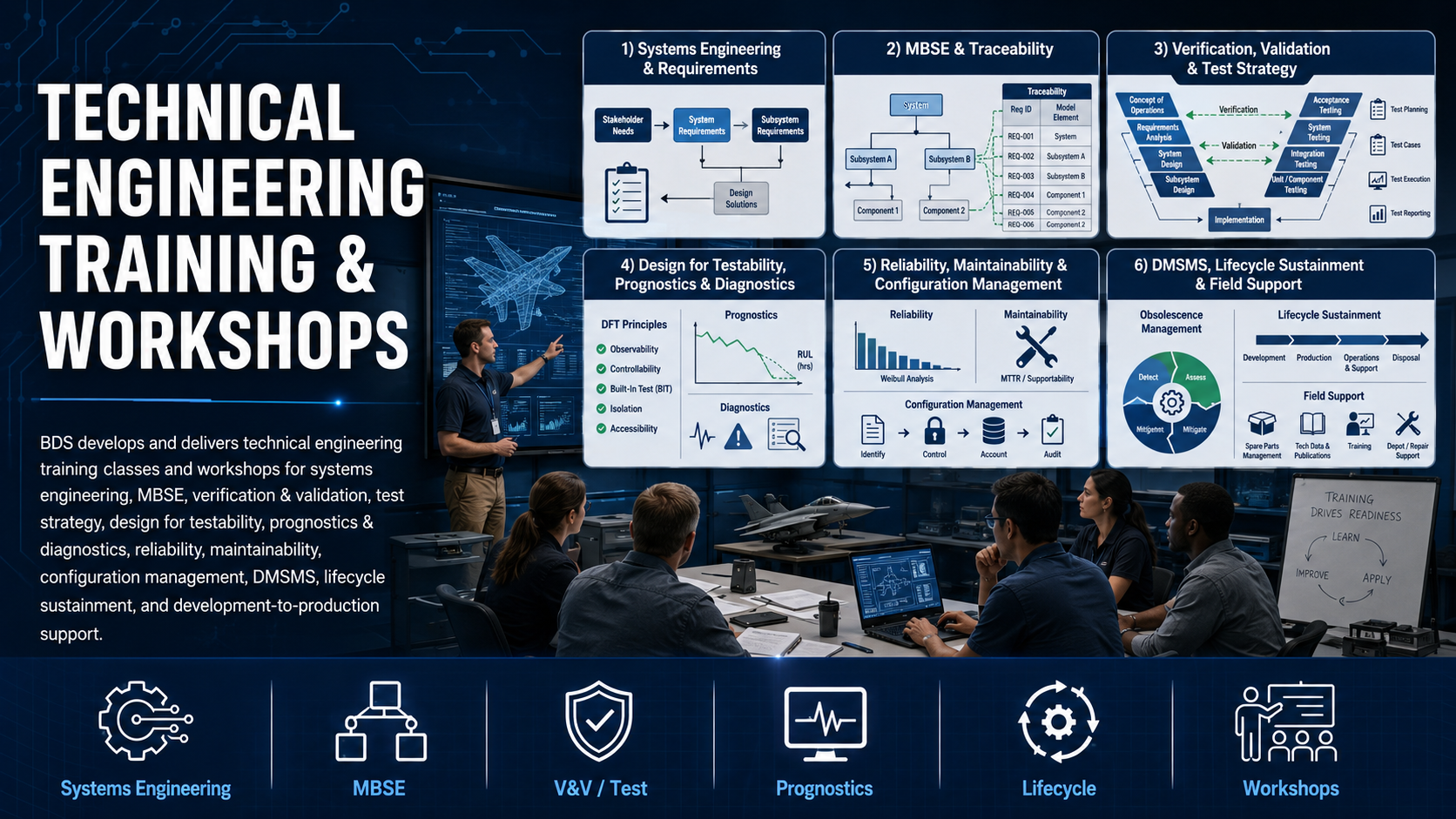 d supporting hardware for development, production, depot, and field applications.