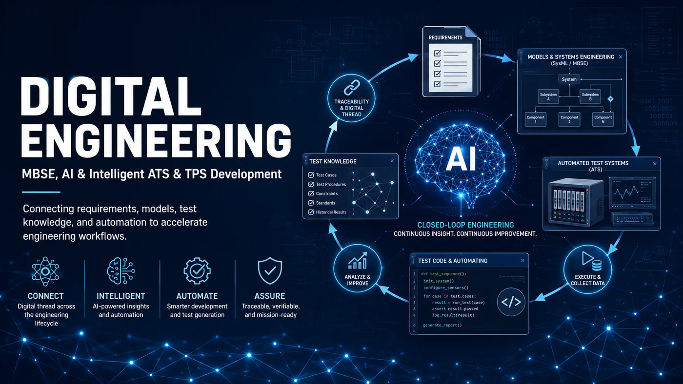 Requirements development, system architecture, model-based engineering, interface definition, and configuration support across the system lifecycle.